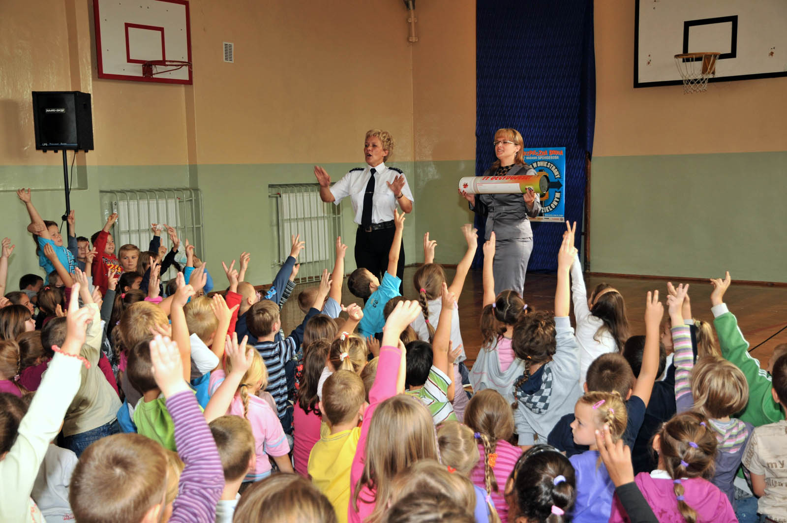 Bezpieczna droga z radami SpongeBoba.