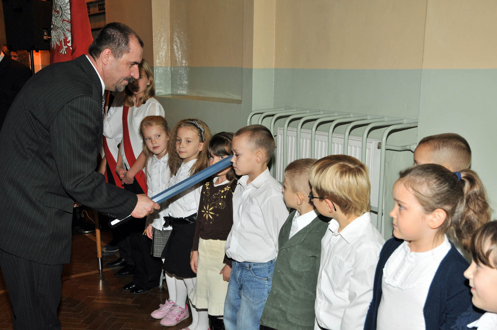 Pasowanie na uczniów.