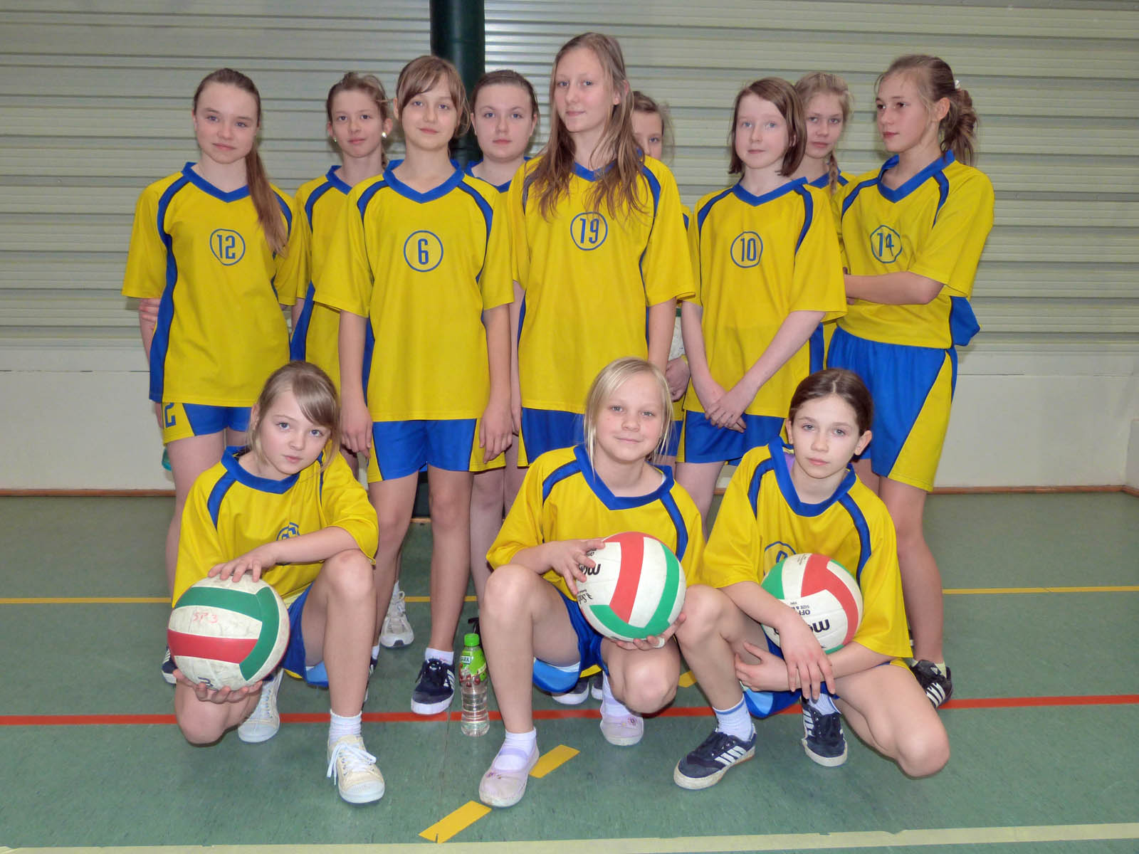 Trzecie miejsce siatkarek.