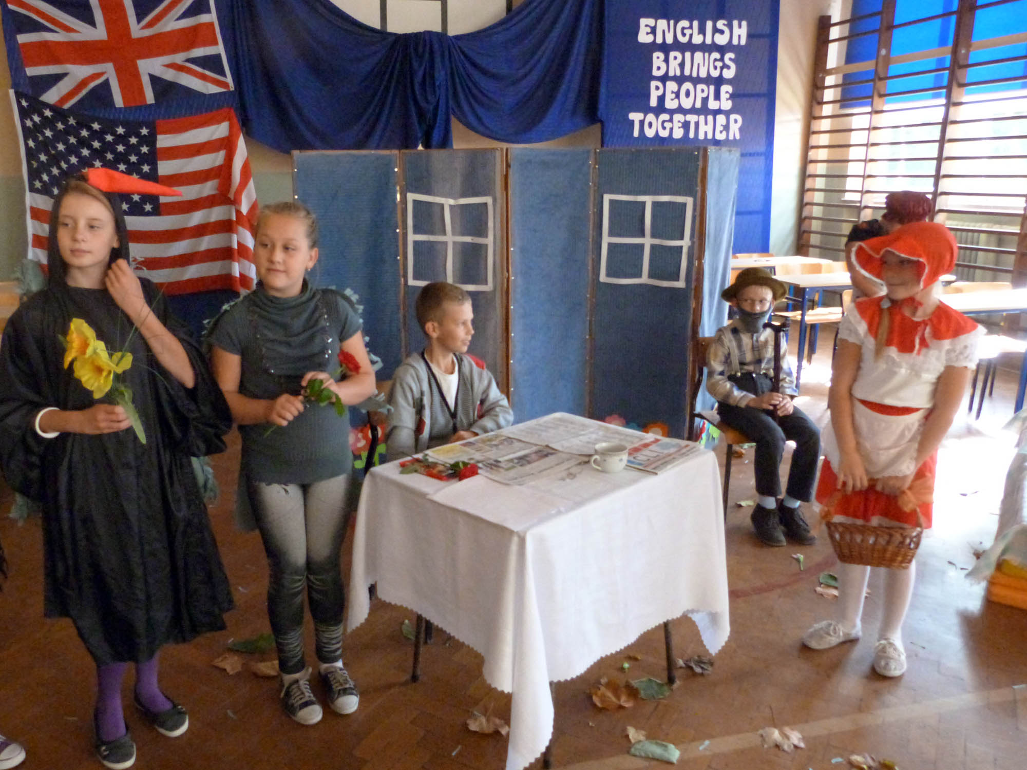 W tym dniu obowiązywał język angielski.