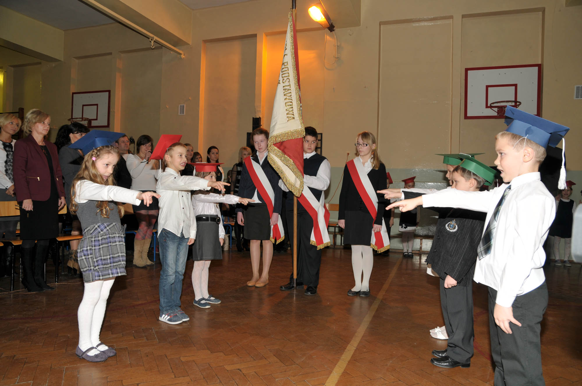 Pasowanie na ucznia.