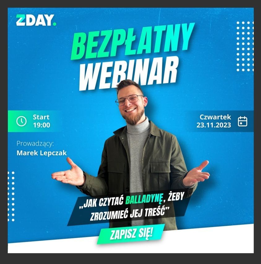 Webinair dla ósmoklasistów